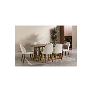Torino Yemek Odası Takımı (yemek Masası + 4 Adet Sandalye)