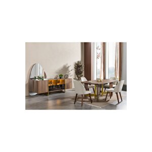 Torino Yemek Odası Takımı (yemek Masası + 4 Adet Sandalye)
