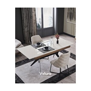 Elize Yemek Odası Takımı (yemek Masası + 4 Adet Sandalye) 210x100 cm