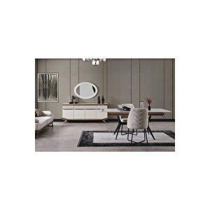 Elize Yemek Odası Takımı (yemek Masası + 4 Adet Sandalye) 210x100 cm