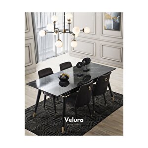Asil Yemek Odası Takımı (yemek Masası + 4 Adet Sandalye) 210x100 cm