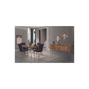 Marif Yemek Odası Takımı (yemek Masası + 4 Adet Sandalye)