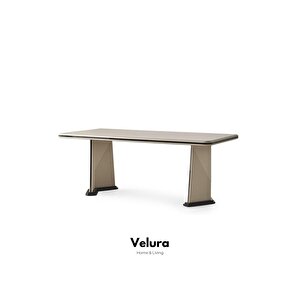 Venti Siyah Yemek Odası Takımı (yemek Masası + 4 Adet Sandalye) 210x100 cm