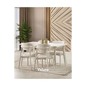 Masal Yemek Odası Takımı (yemek Masası + 4 Adet Sandalye) 210x100 cm