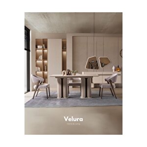 Petra Yemek Odası Takımı (yemek Masası + 4 Adet Sandalye)