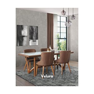 Riva Yemek Odası Takımı (yemek Masası + 4 Adet Sandalye)