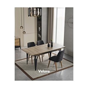 Ada Yemek Odası Takımı (yemek Masası + 4 Adet Sandalye) 210x100 cm