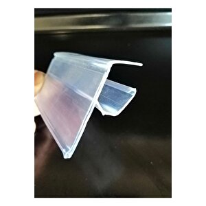 18 Mm Sunta Ve Ahşap Raflar İçin Raf Önü Fiyat Etiketlik 100 Cm - Pvc Etiketlik