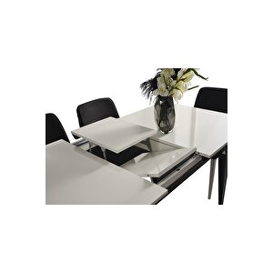 Yonca Yemek Odası Takımı (yemek Masası + 4 Adet Sandalye) 210x100 cm
