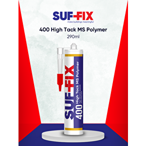 Suf-fix 400 Silikonize Akrilik Mastik 310 Ml – Boyanabilir, Beyaz