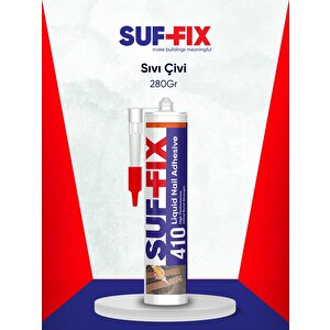 Suf-fix 410 Sıvı Çivi Süper Güçlü İnşaat Yapıştırıcısı 310 Ml – Beyaz