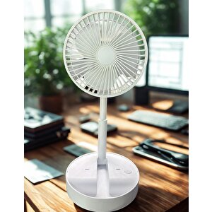108 Taşınabilir Masaüstü Beyaz Usb Fan