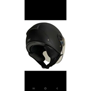 Ncr Kask Çenesi̇z 230 Ece Belgeli̇- Mat Si̇yah