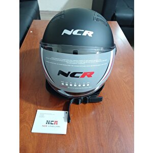 Ncr Kask Çenesi̇z 230 Ece Belgeli̇- Mat Si̇yah