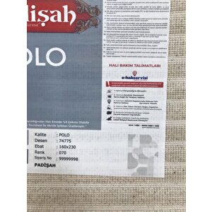 Padişah Halı Polo 74775 070 Serisi Akrilik Salon Oturma Yatak Odası Halısı