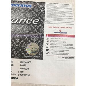 Merinos Halı Elegance 74425 060 Serisi Akrilik Salon Oturma Yatak Odası Halısı