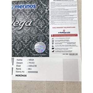 Merinos Halı Vega 74103 061 Serisi Akrilik Salon Oturma Yatak Odası Halısı