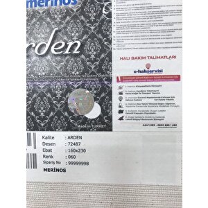 Merinos Halı Arden 72487 060 Serisi Akrilik Salon Oturma Yatak Odası Halısı