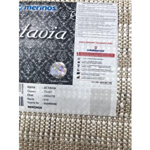 Merinos Halı Octavia 75487 070 Serisi Salon Oturma Yatak Odası Halısı