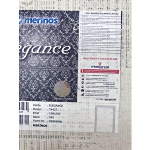 Merinos Halı Elegance 74427 095 Serisi Akrilik Salon Oturma Yatak Odası Halısı