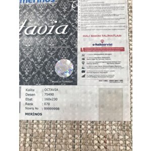 Merinos Halı Octavia 75490 070 Serisi Salon Oturma Yatak Odası Halısı