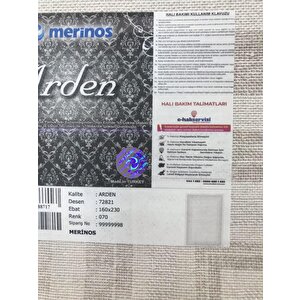 Merinos Halı Arden 72821 070 Serisi Akrilik Salon Oturma Yatak Odası Halısı
