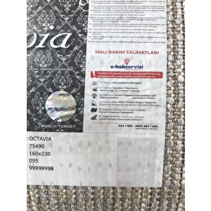 Merinos Halı Octavia 75490 095 Serisi Salon Oturma Yatak Odası Halısı