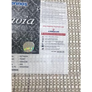 Merinos Halı Octavia 75487 060 Serisi Salon Oturma Yatak Odası Halısı