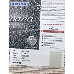 Merinos Halı Havana 73482 070 Serisi Salon Oturma Yatak Odası Halısı