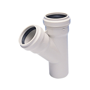 75x50 3,2 Pvc-u Tek Çatal 45°