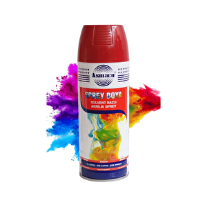 Asmaco Kirmizi Akri̇li̇k Sprey Boya 400 Ml (ral 3003)