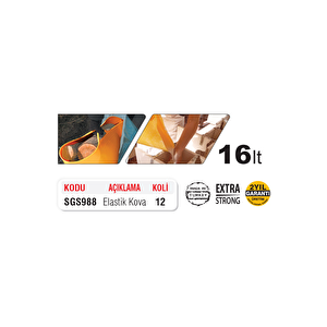 Elasti̇k Kova 16 Lt