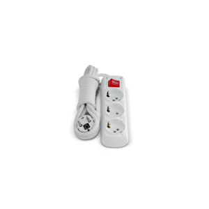 Power Welder Anahtarli Bakir Üçlü Pri̇z 2 Mt