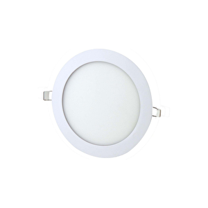Venso Oval 12 W Siva Alti Panel Spot Beyaz