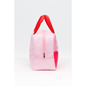 Ecrou Tavşanlı Pembe Yemek Çantası 23 X 16 Cm