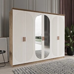 Soho 6 Kapakli Bazali Gardirop Tamami Mdf, Aytaşı Aytaşı