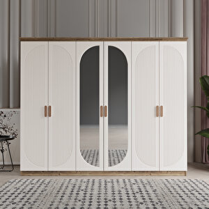 Soho 6 Kapakli Bazali Gardirop Tamami Mdf, Aytaşı Aytaşı