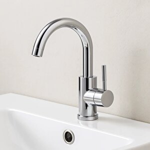 Lavabo Bataryası Musluğu  Çift Su Girişli 5 Yıl Garantili  Paslanmaz Pirinç Musluk