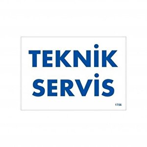 Avmdepo  Teknik Servis Uyarı Levhası 17,5x25 Kod:1756