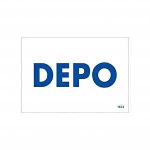 Avmdepo  Depo Uyarı Levhası 17,5x25 Kod:1673