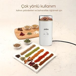 Sinbo Scm-2980 Kahve Ve Baharat Öğütücü, Sinbo Kahve Öğütücü, Baharat Öğütücü