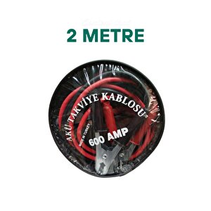 Akü Takviye Kablosu 2 Metre 600 Amper