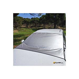 Ön Cam Dış Oto Güneşlik Ve Kar Koruma Brandası - Sedan - Hb - Suv Ve Pick-up Araçlara Uyumlu.model-1