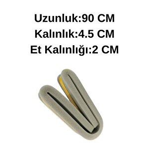 4 Adet Yapışkanlı Kapı Altı Eşik Süngeri Bant Soğuk Isı Izolasyon Yalıtım Bandı Fitili 90 Cm
