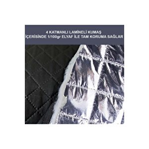 Üniversal Direksiyon Oto Güneşlik Kılıfı - Isı & Uv Koruma, Sedan - Hb - Suv Ve Pick-up Uyumlu
