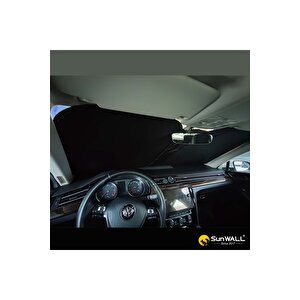 Titanyum Gümüş Oto Güneşlik Sedan - Hb - Suv Ve Pick-up Araçlara Uyumlu 142 X 80 Cm