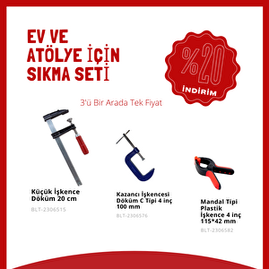 Ev Ve Atölye İçin Sıkma Seti 1