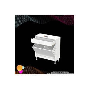 Modilayn Emi̇r 80x88x32,5 Cm 2 Göz Sepetli Düzenleyici Dolap