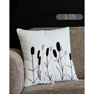 Dekoratif Kırlent & Pinterest Kırlent & Keten Kumaş - Nakış İşleme & A179
