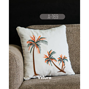 Dekoratif Kırlent & Pinterest Kırlent & Keten Kumaş - Nakış İşleme & A169